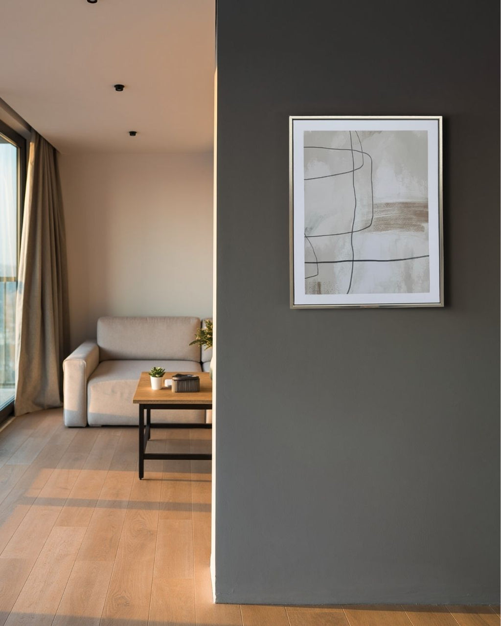 Cuadro abstracto 70 x 50 cm.