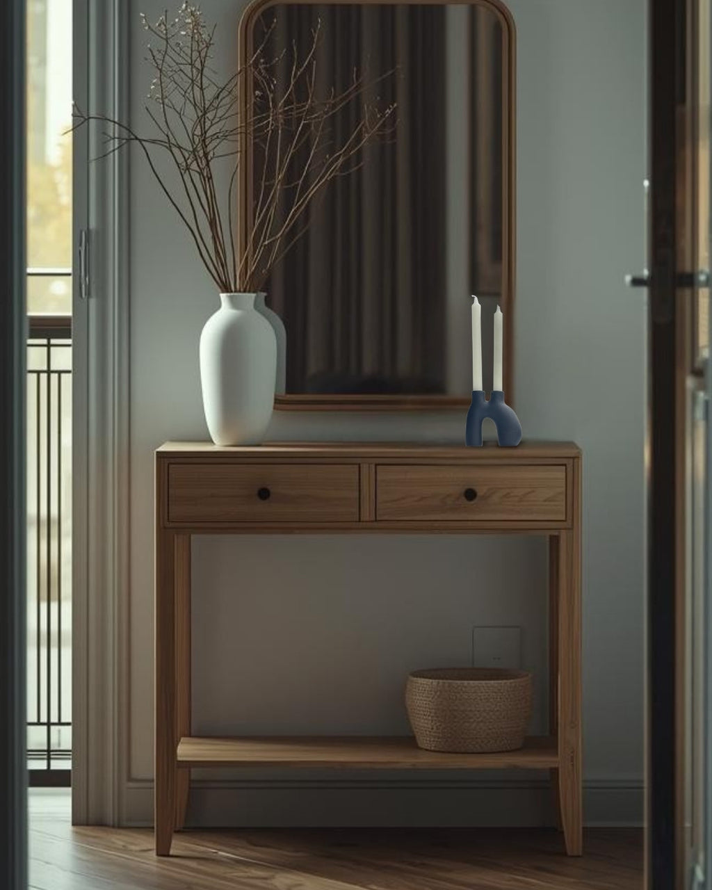 Candelabro de cerámica para 2 velas - Kvist