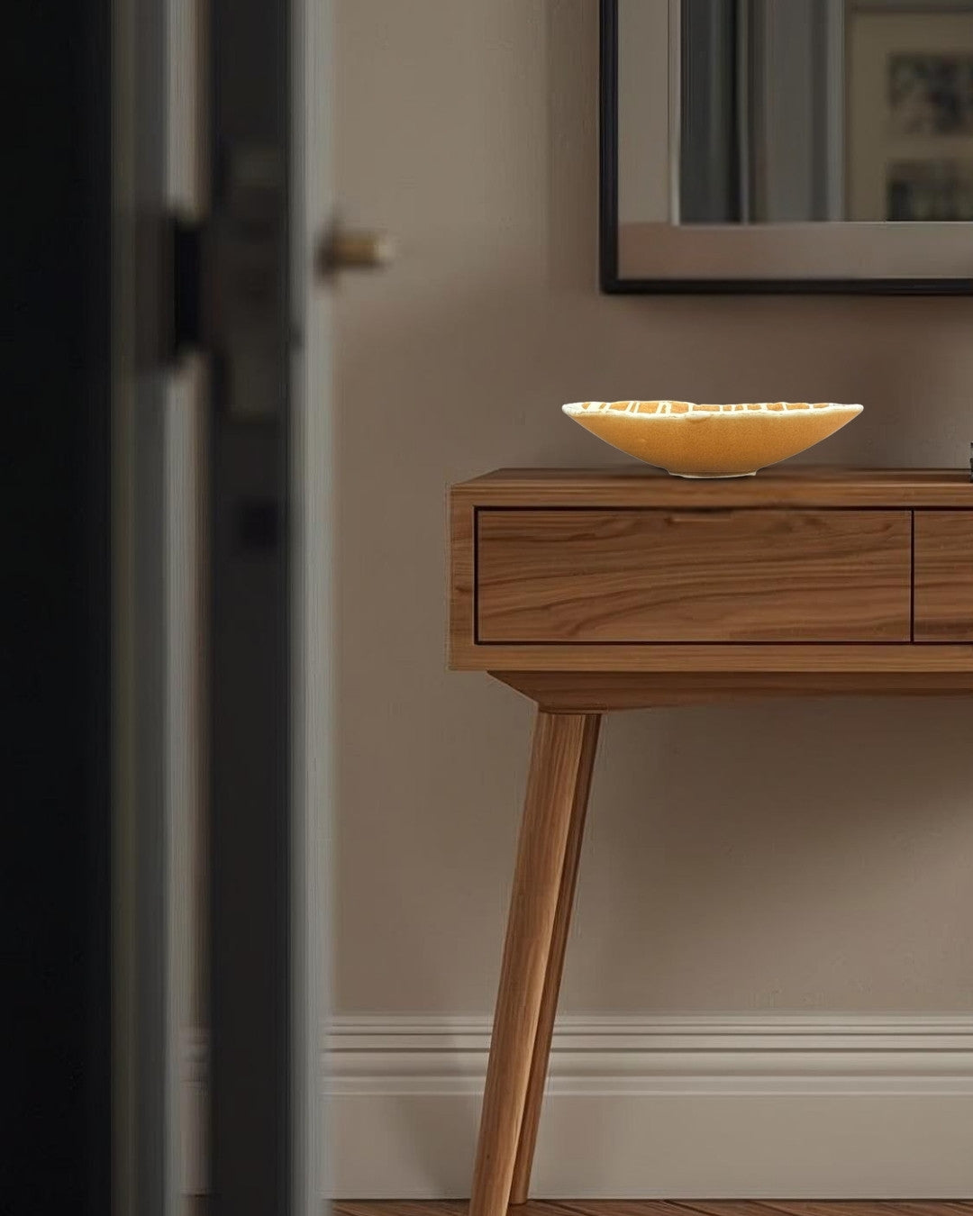 Umbrella - Bowl de porcelana estilo de estilo rústico