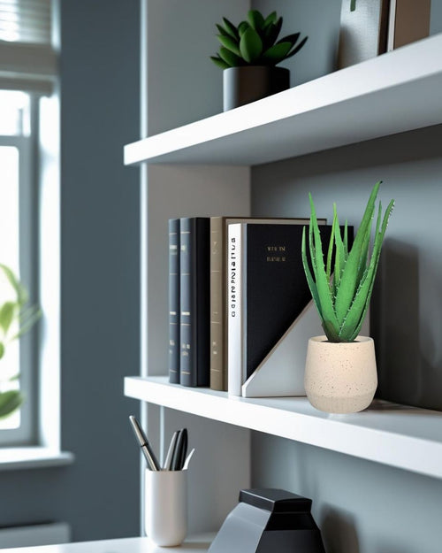 Aloe Vera – 13.78" Faux Plant with Decorative Planter