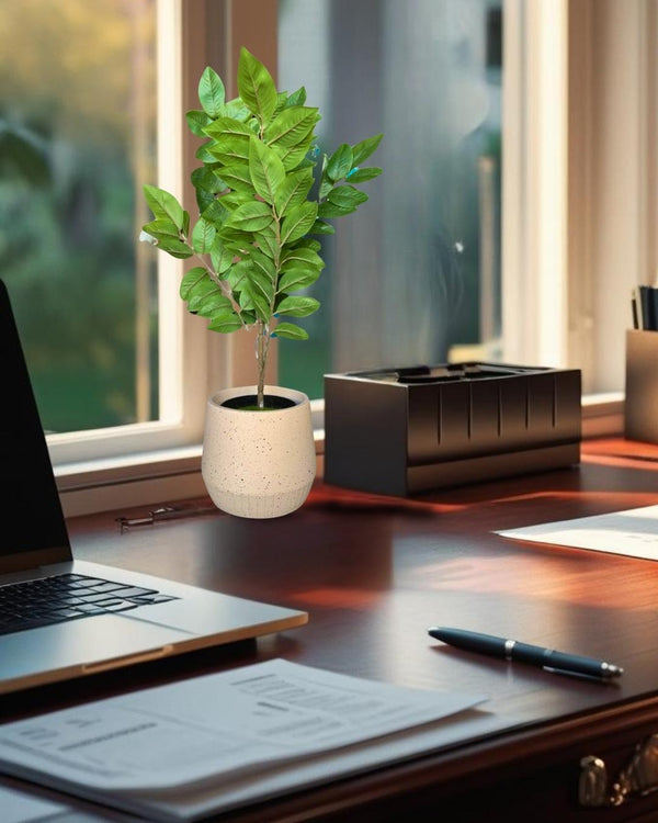 Photos – 14.57" Faux Plant in a Decorative Planter