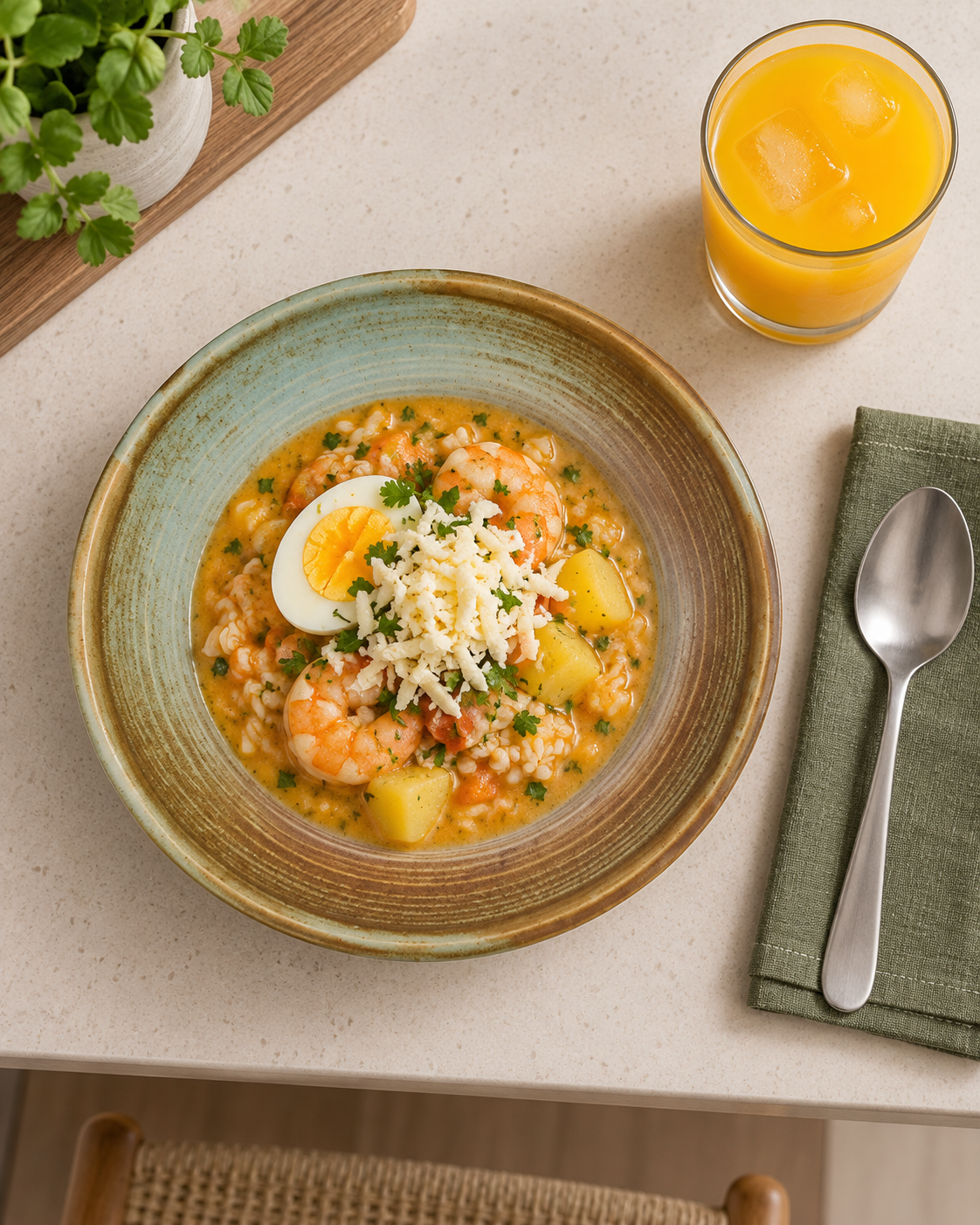Plato hondo con paredes curvas 21 cm – Aurora