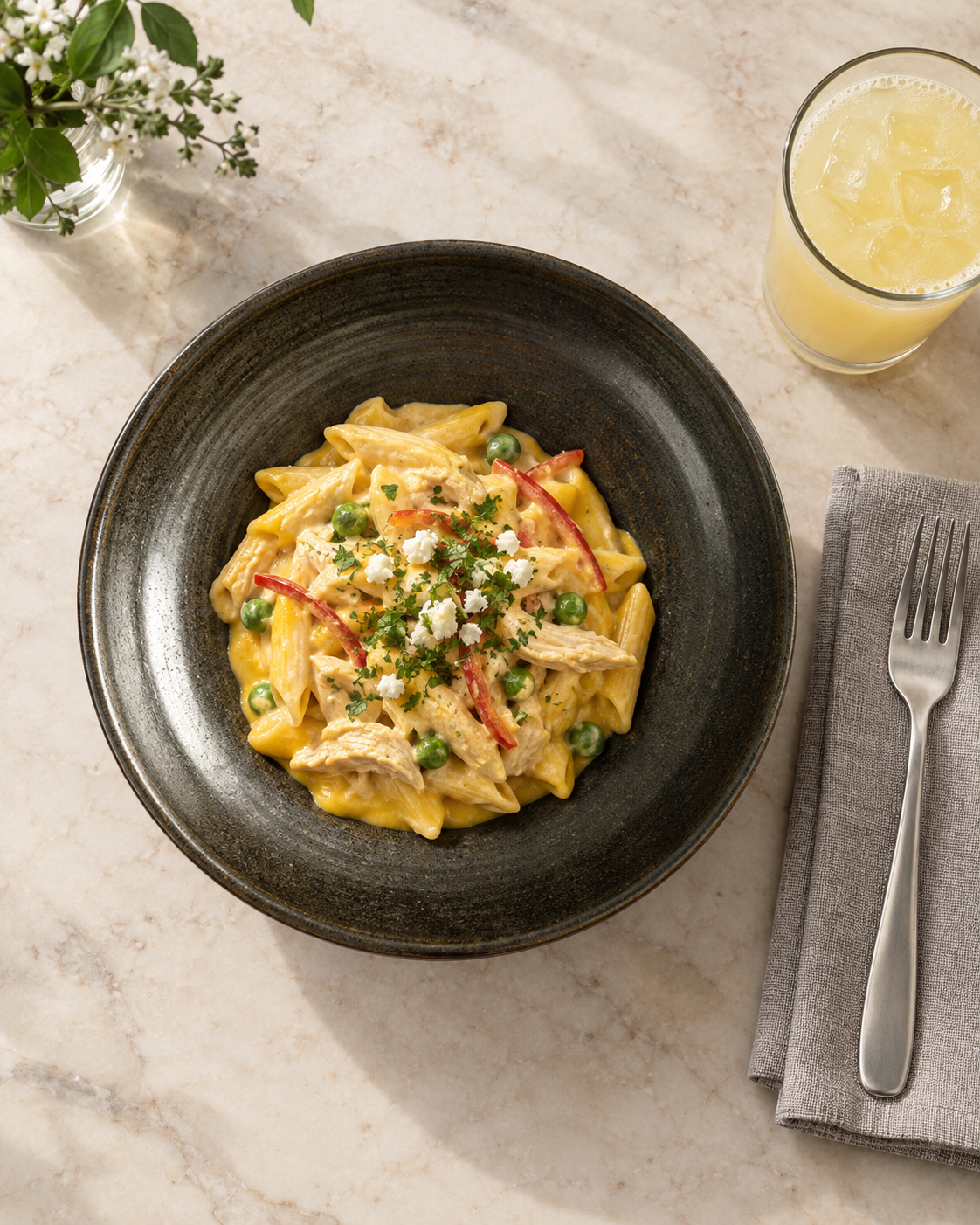 Plato hondo carbón con anillos – Sombra