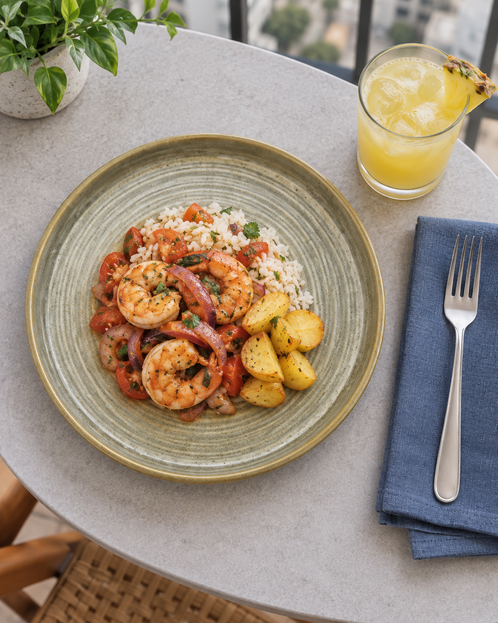 Plato oliva claro de borde recto – Linde