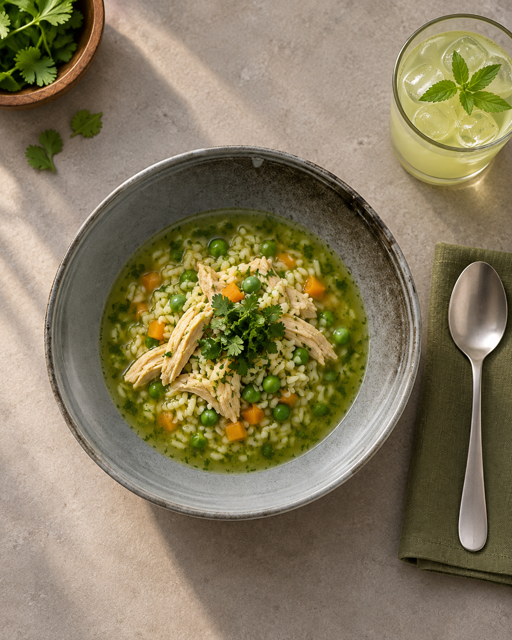 Plato hondo gris humo con exterior facetado – Pizarra