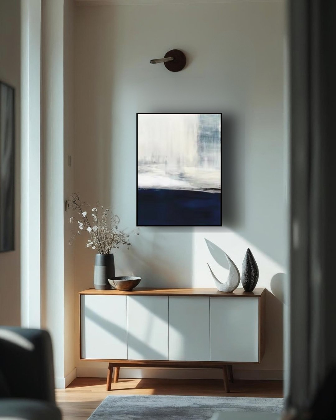Cuadro abstracto 90 x 120 cm.,  Horizon