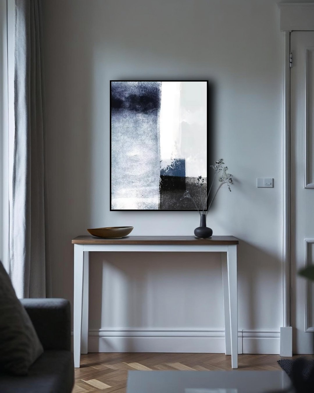 Cuadro abstracto 90 x 120 cm.,  Dusk