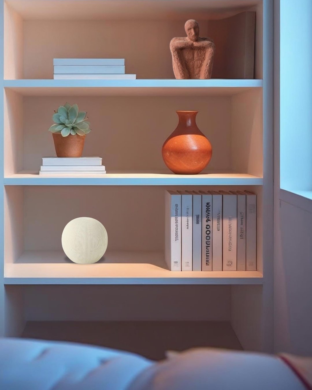 Esfera decorativa de cerámica