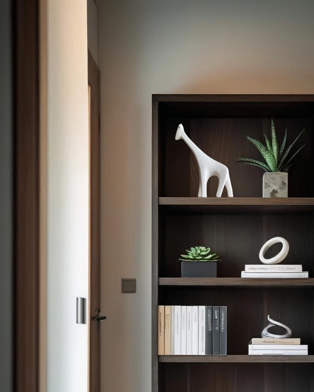Figura Decorativa de Jirafa Minimalista