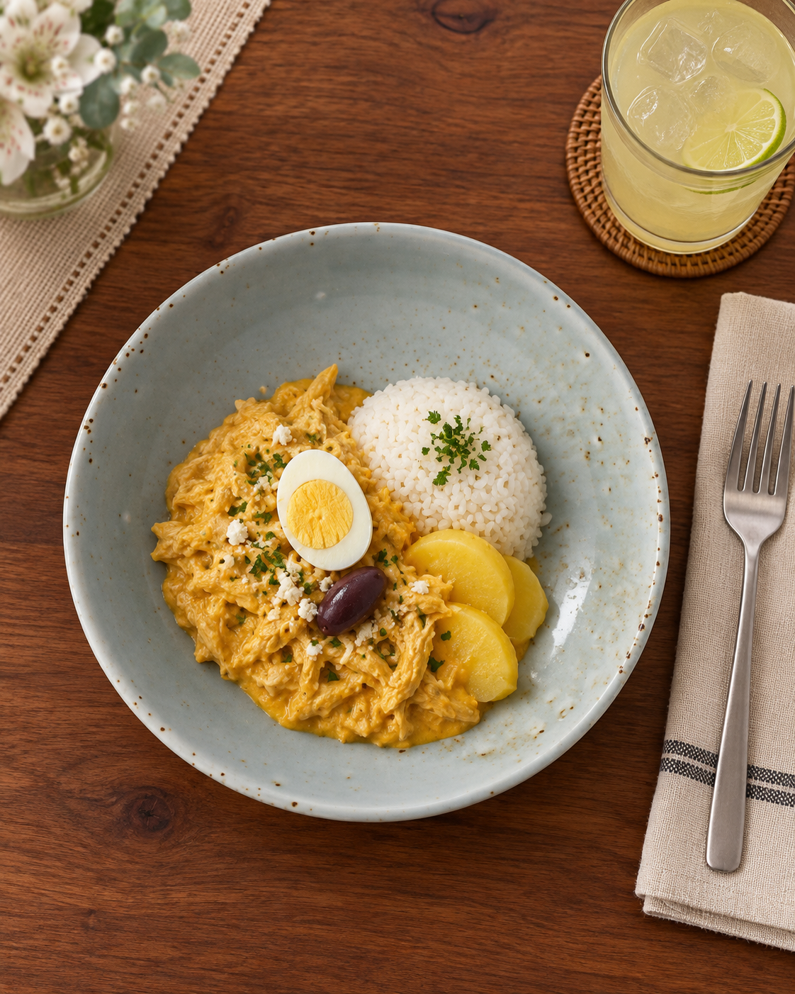 Plato hondo celadón moteado – Rocío