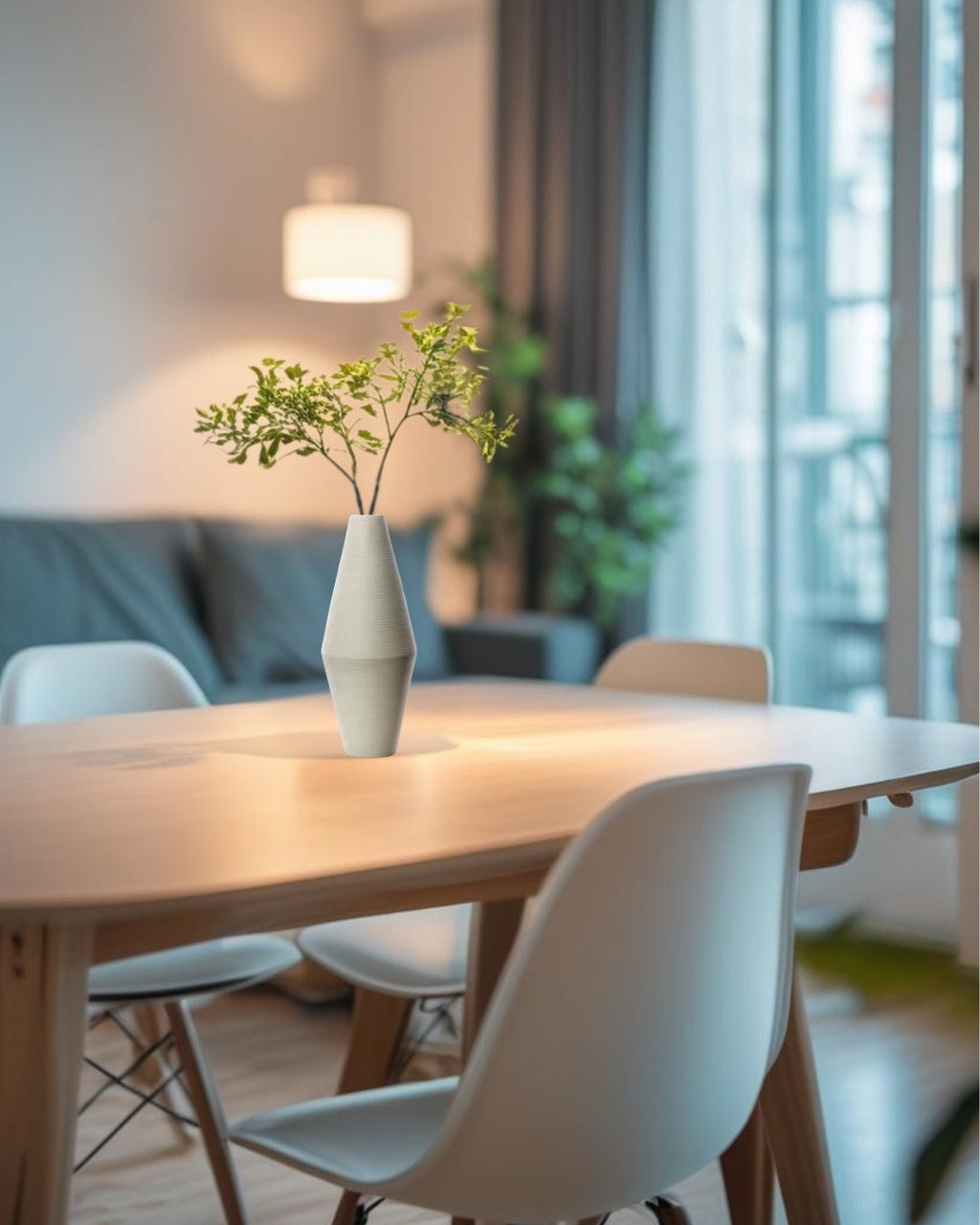 Jarrón en forma de rombo, 32 cm alto