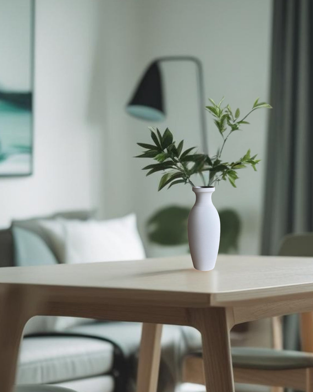 Jarrón gris con interior negro -  Silhouette