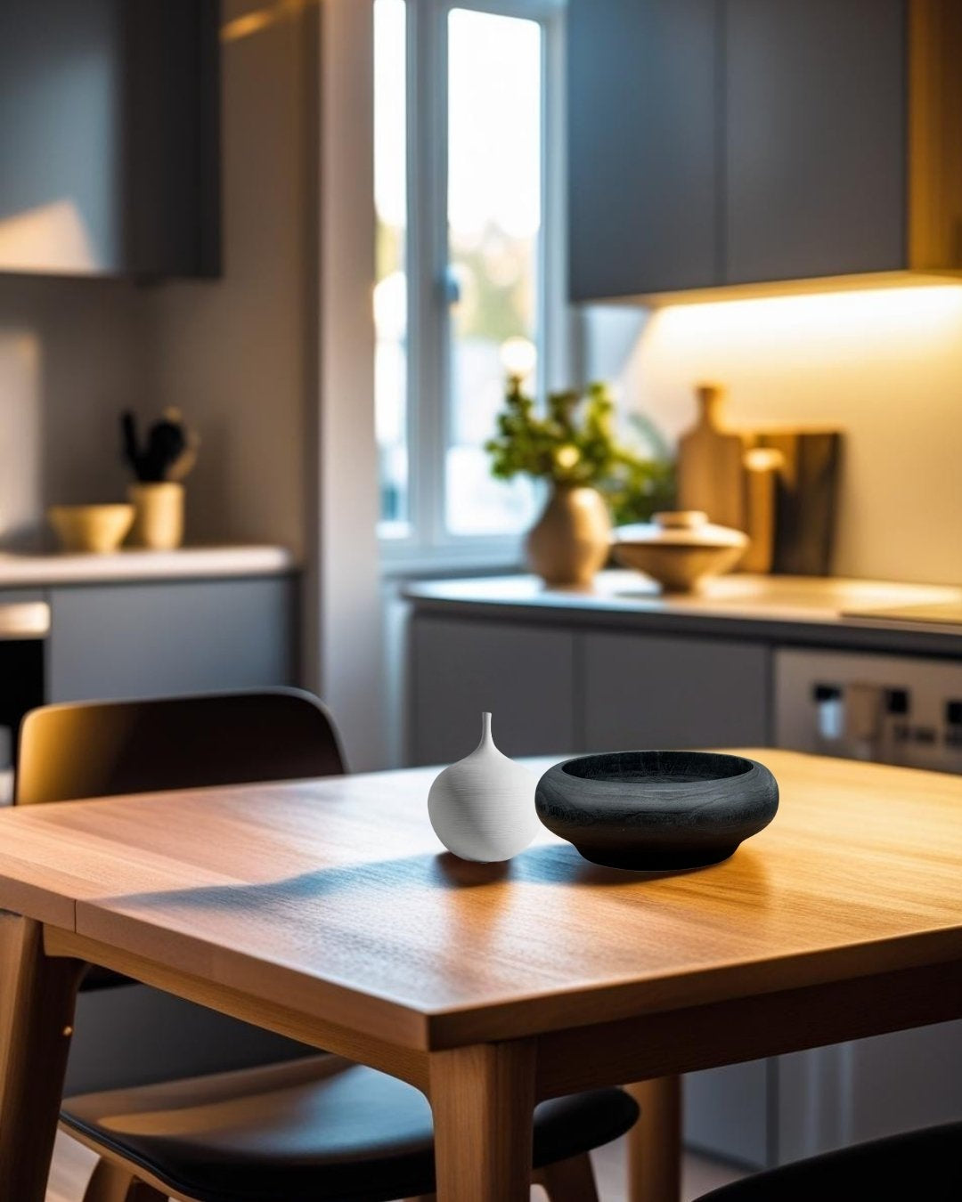 Kopa - Bowl decorativo de madera de estilo rústico