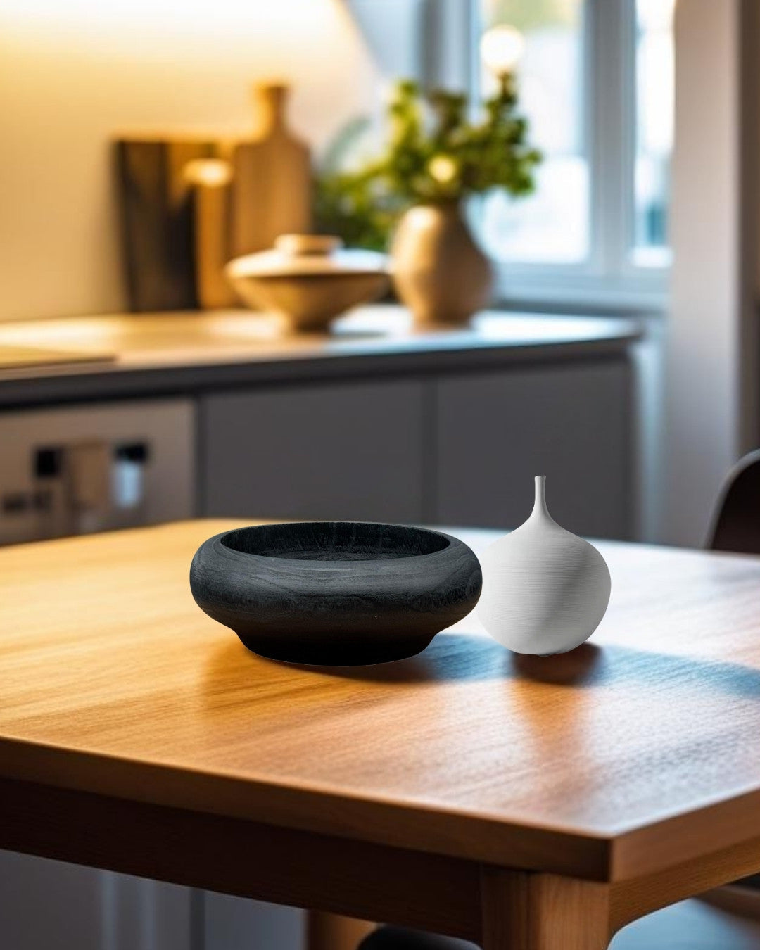 Kopa - Bowl decorativo de madera de estilo rústico