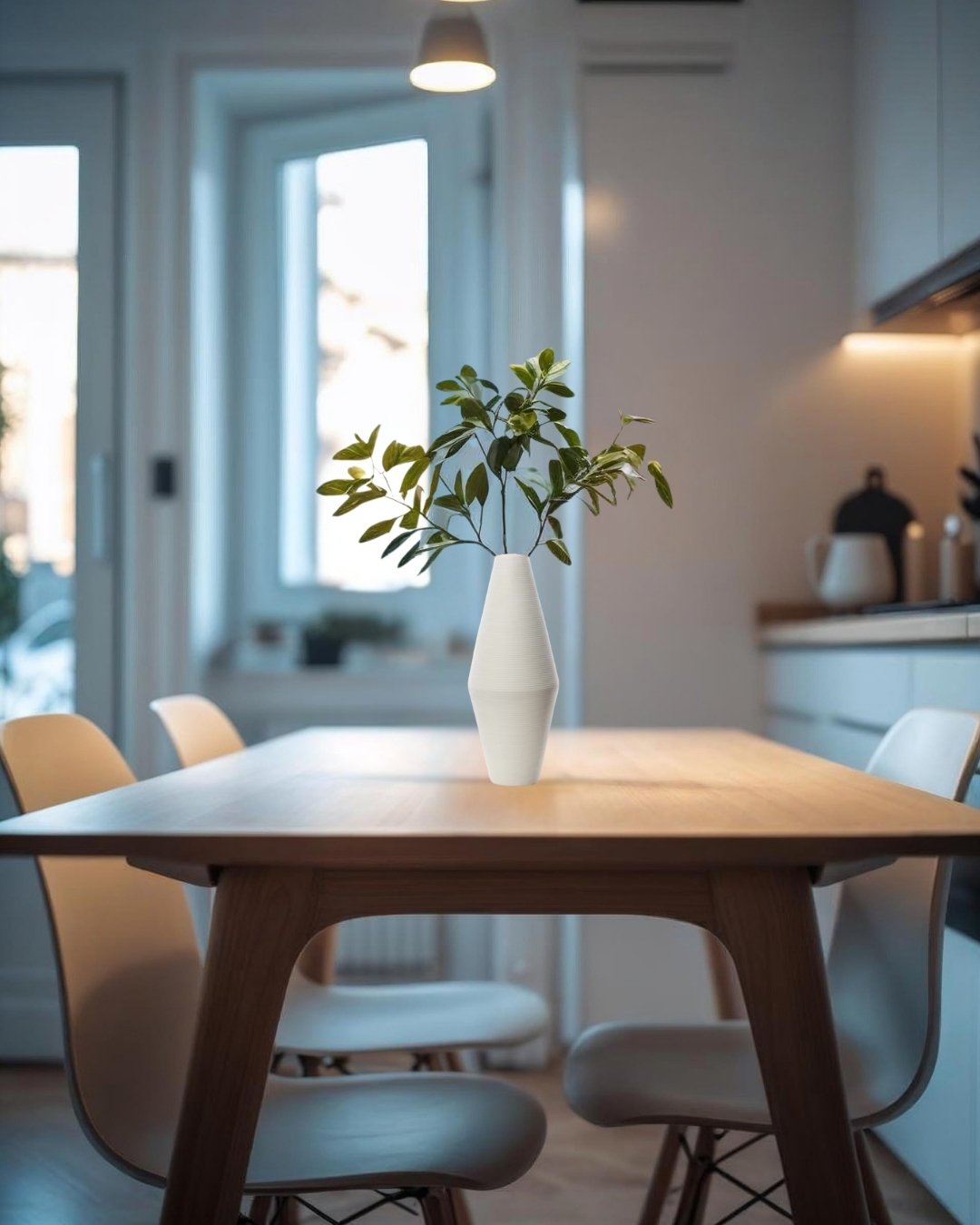 Jarrón en forma de rombo, 32 cm alto