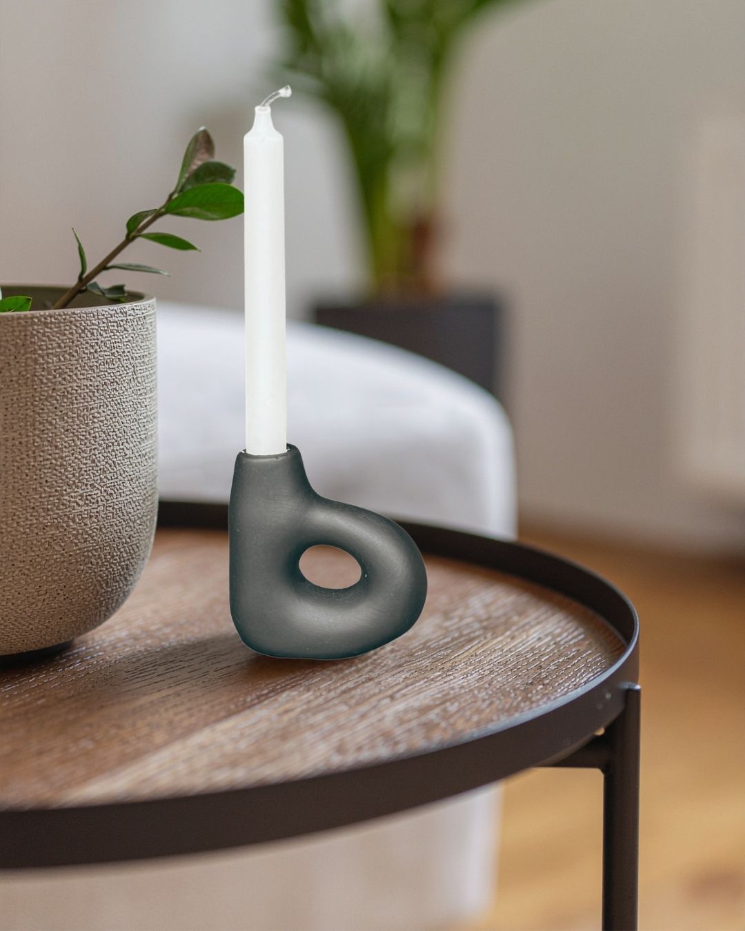 Candelabro de cerámica para 2 velas - Loop