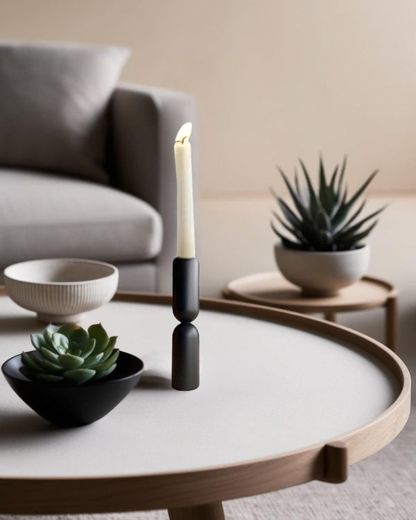 Dualborg - wooden candle holder