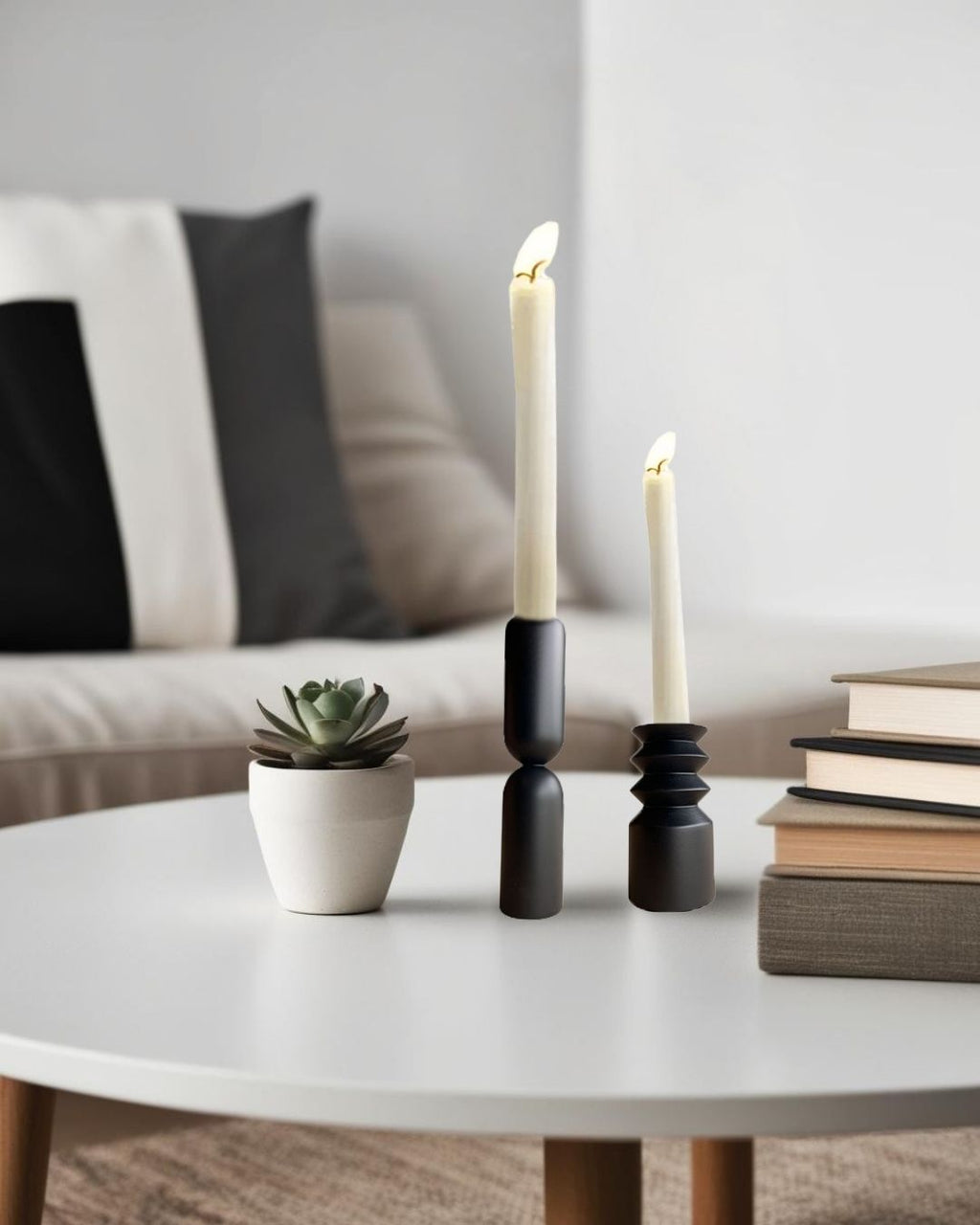 Dualborg - wooden candle holder