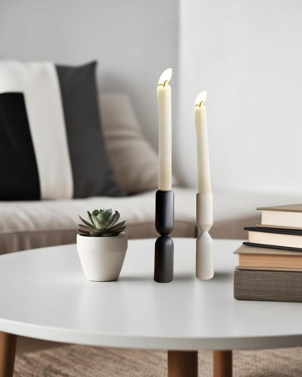 Dualborg - wooden candle holder