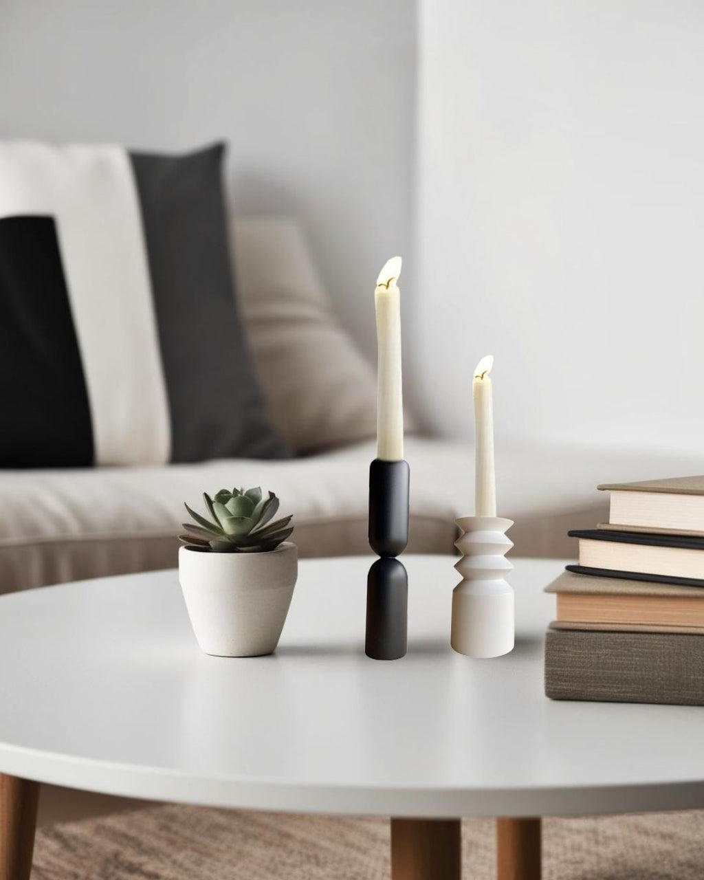 Dualborg - wooden candle holder