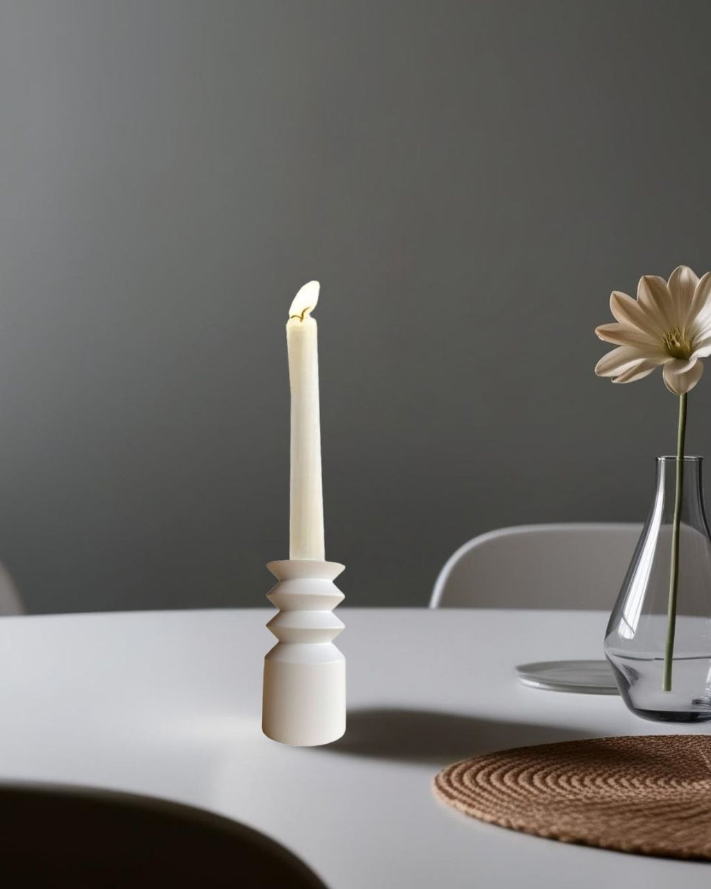 Harmonika - Wooden Candle Holder