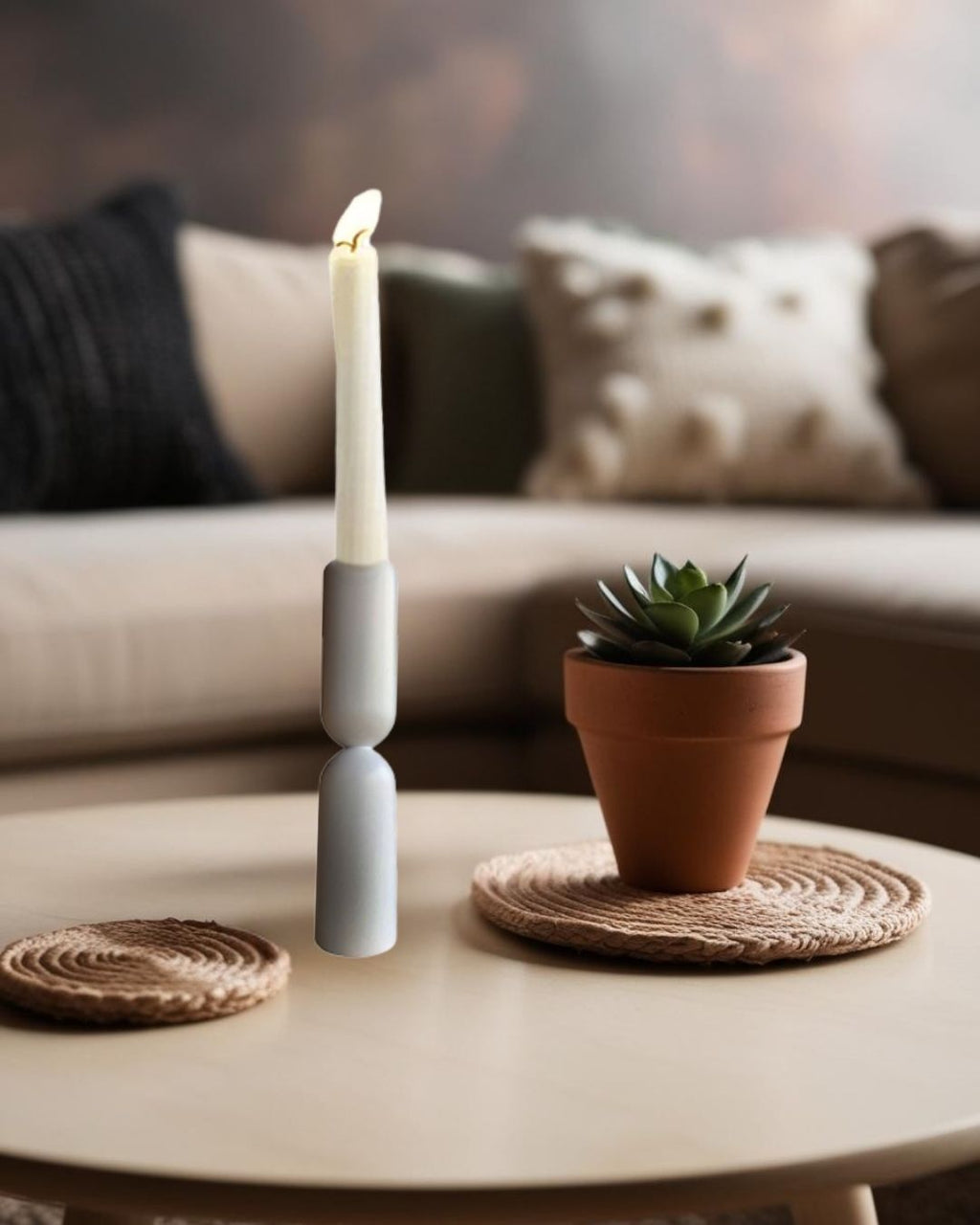 Dualborg - wooden candle holder