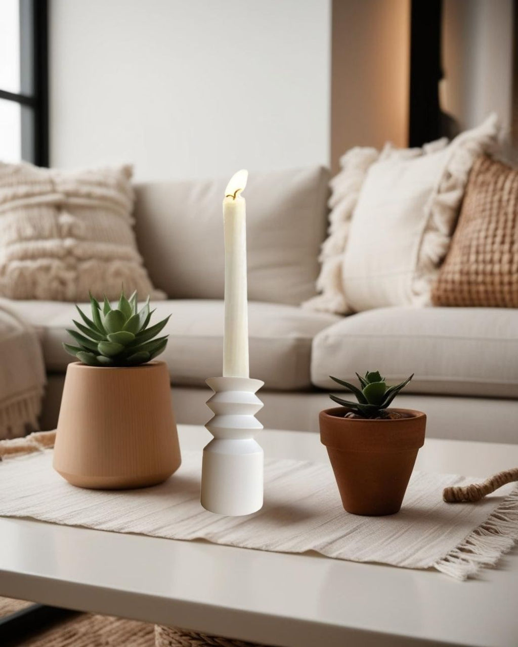 Harmonika - Wooden Candle Holder