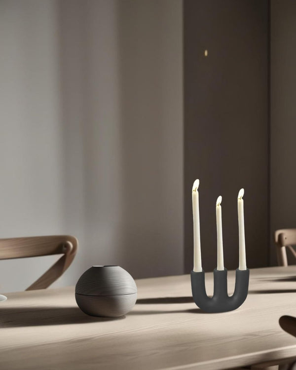 Radiance - Ceramic Candelabra For Three Candles