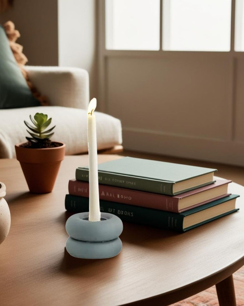 Roll - Ceramic Candle Holder