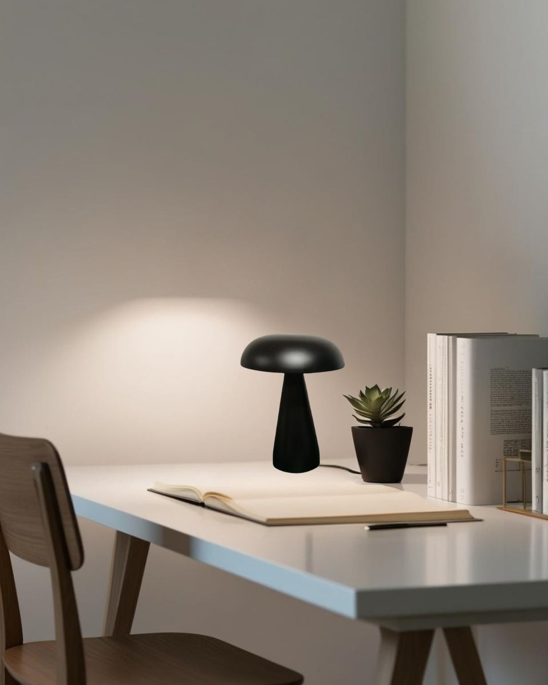 Shiitake - Metal Desk Lamp 8.07"