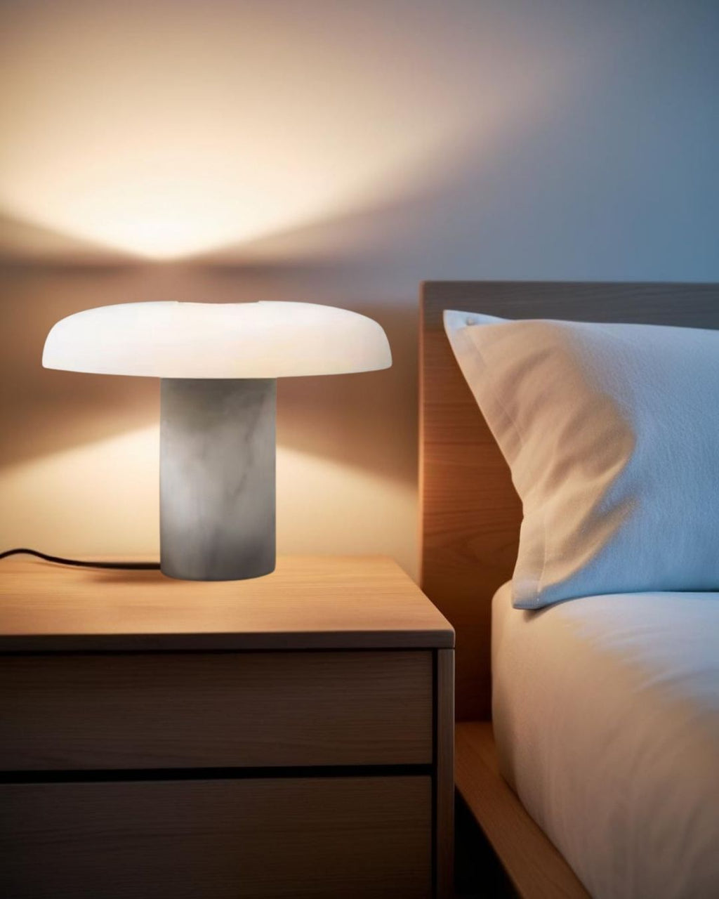 Oak - Table Lamp 14.17"
