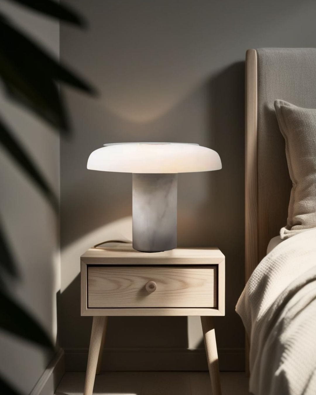 Oak - Table Lamp 14.17"