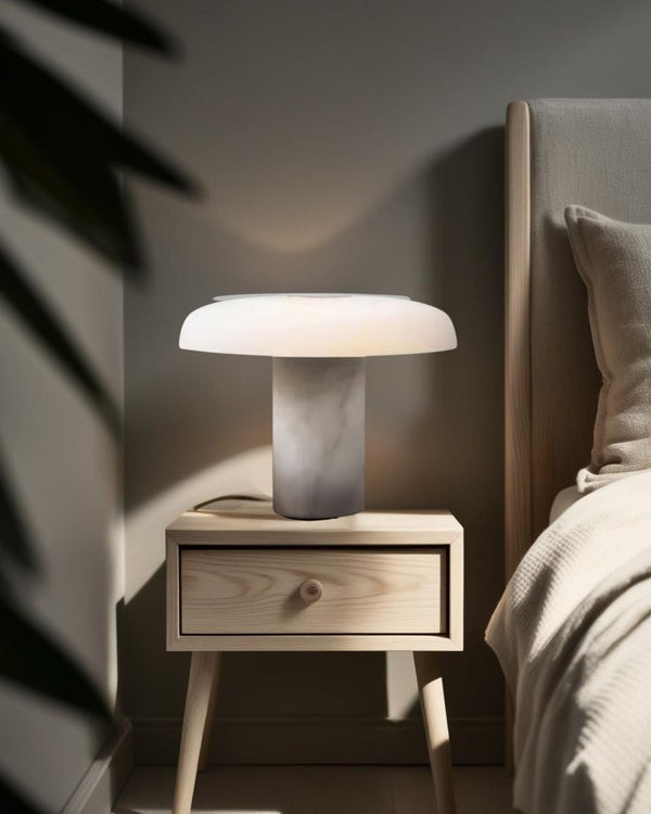 Oak - Table Lamp 14.17"