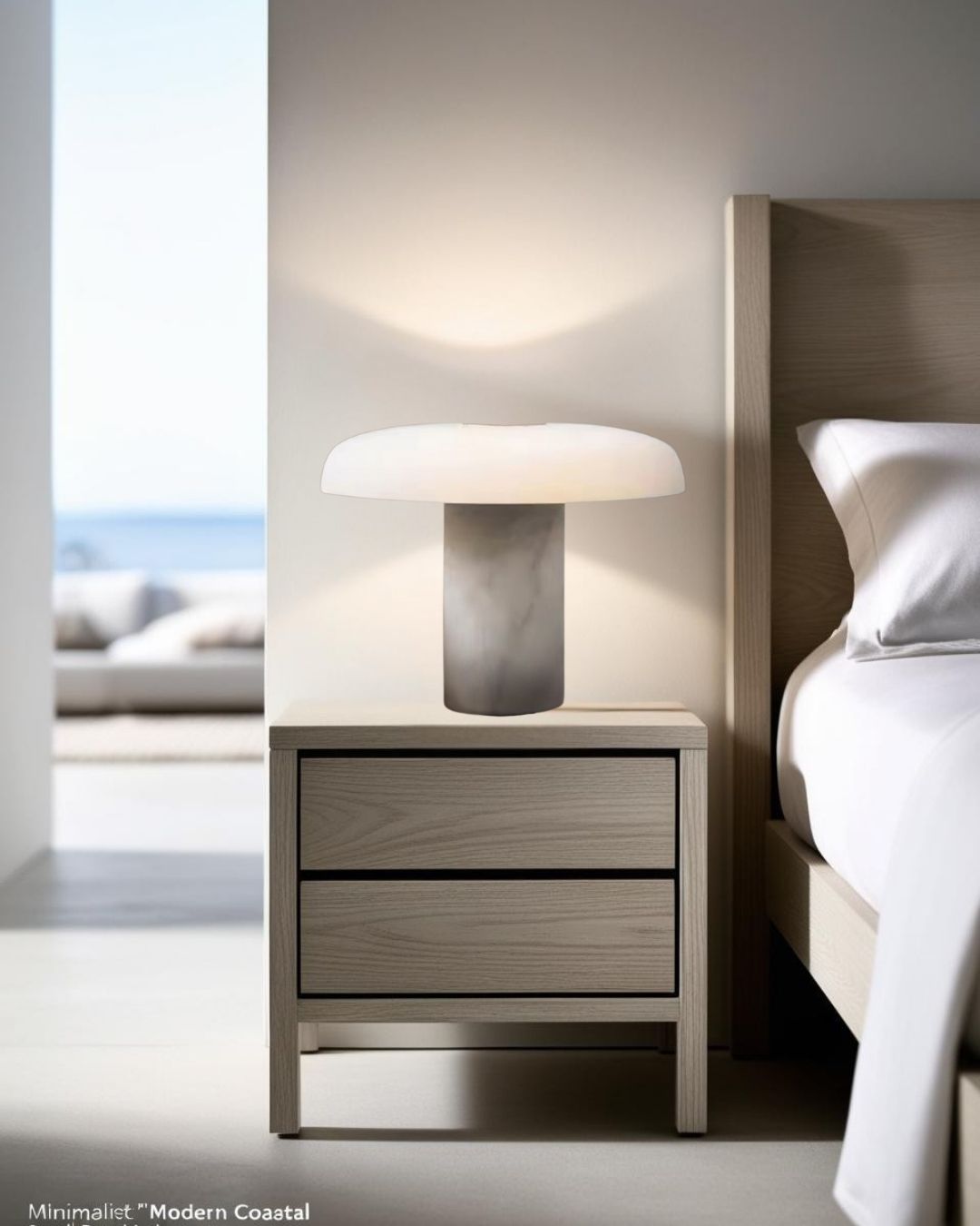 Oak - Table Lamp 14.17"