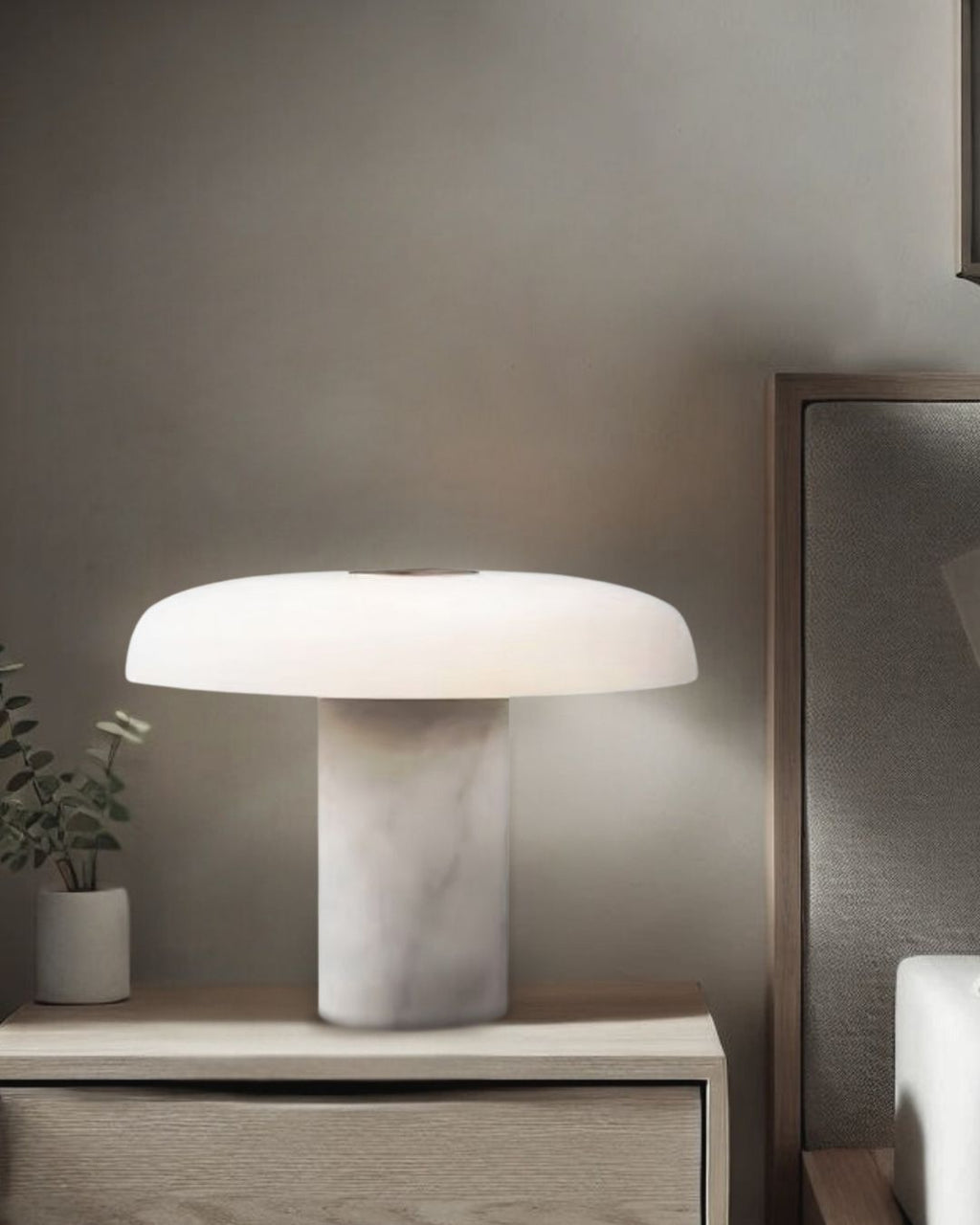 Oak - Table Lamp 14.17"