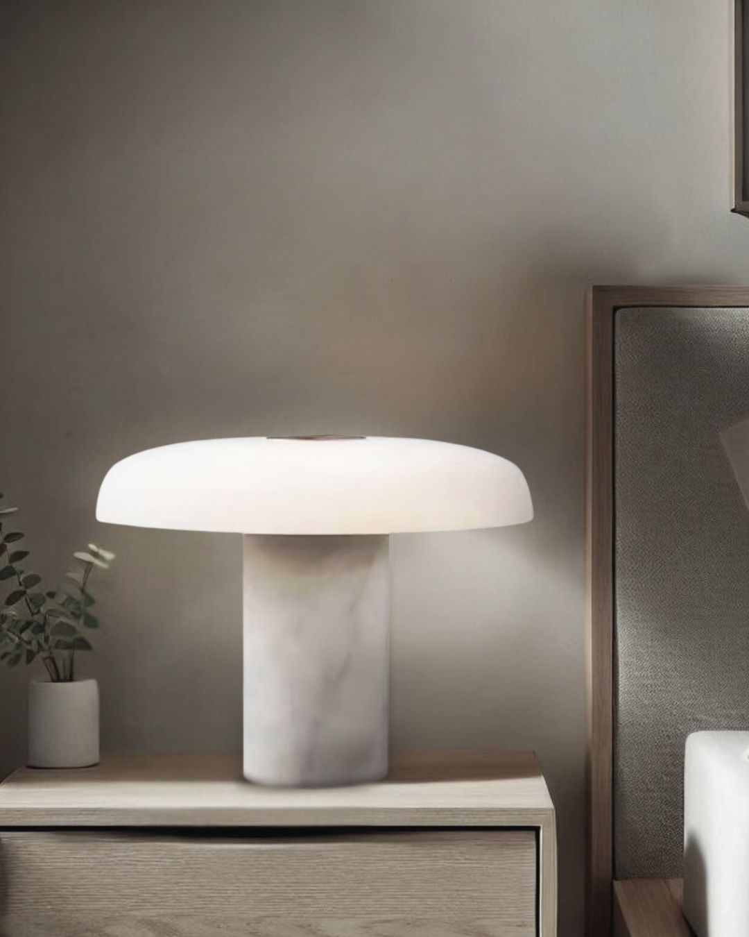Oak - Table Lamp 14.17"