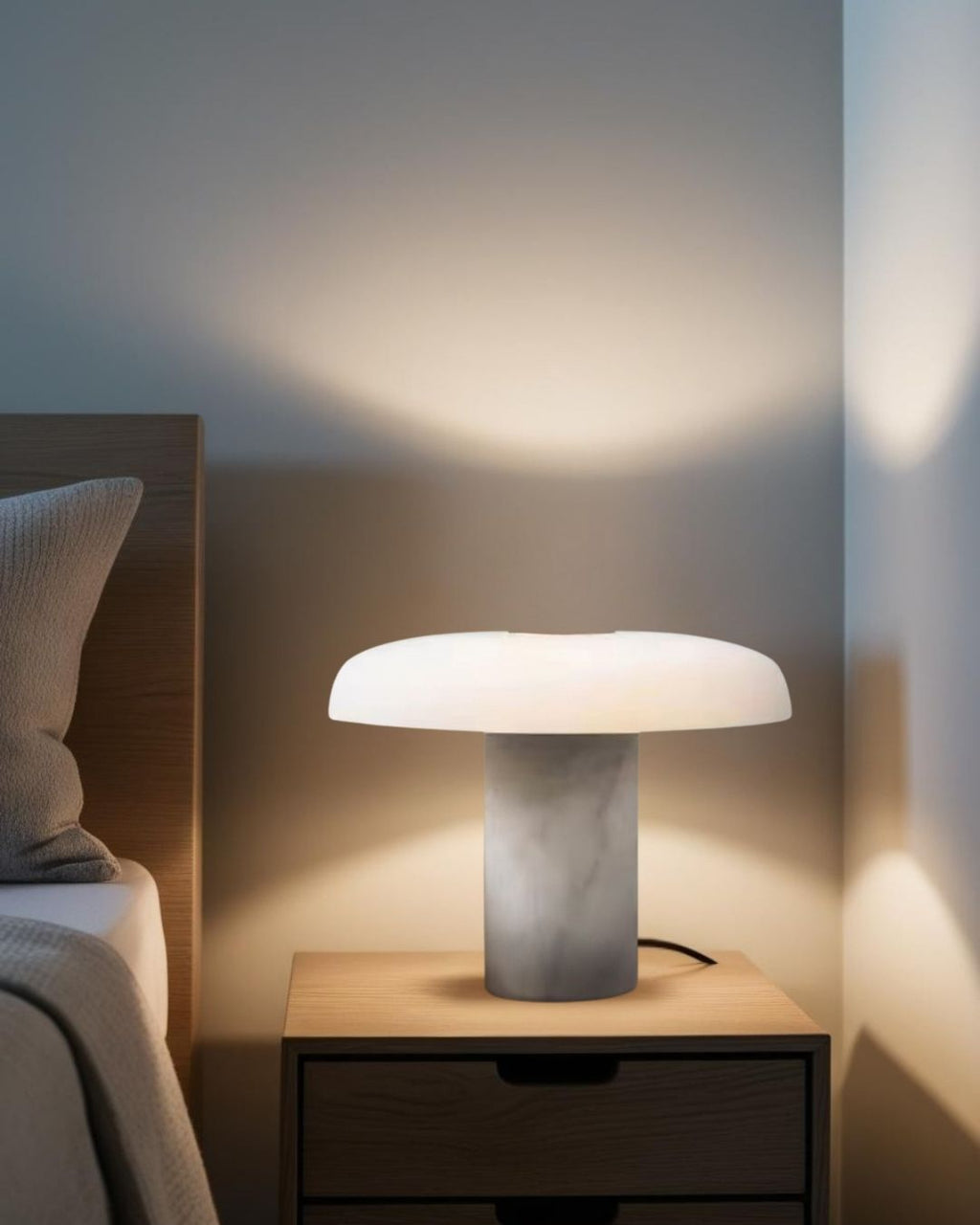 Oak - Table Lamp 14.17"