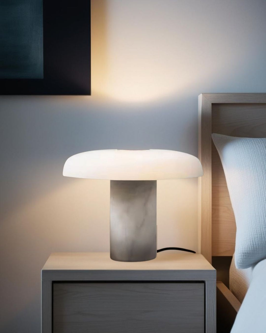 Oak - Table Lamp 14.17"