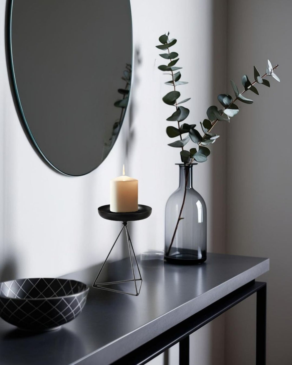 Geolight - Metal Candle Holders 3-Piece Set
