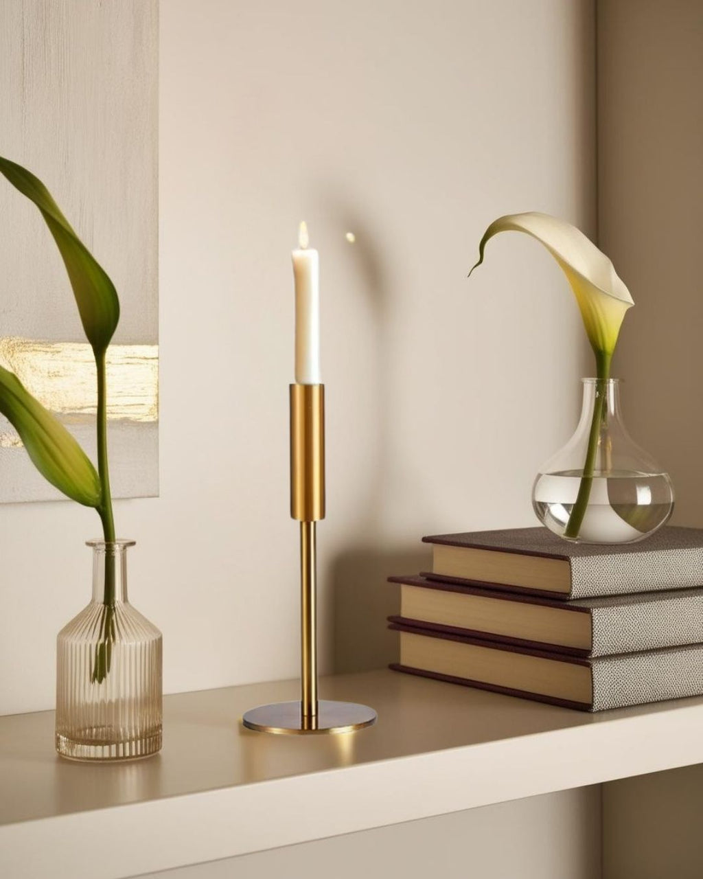 Lumin - Metal Candle Holders 3-Piece Set