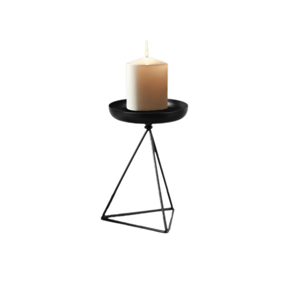 Geolight - Metal Candle Holders 3-Piece Set