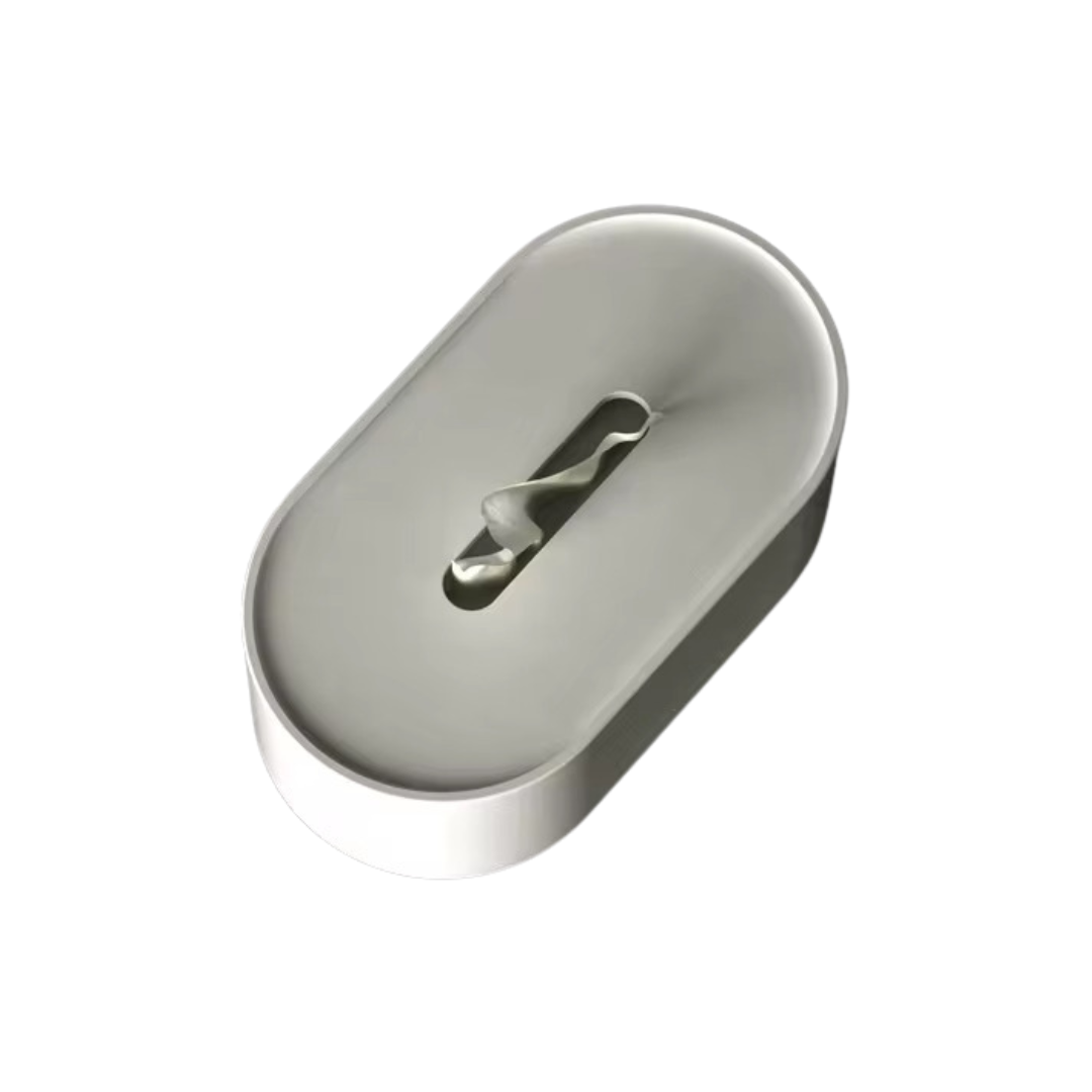 Oval - Porta tissue de concreto