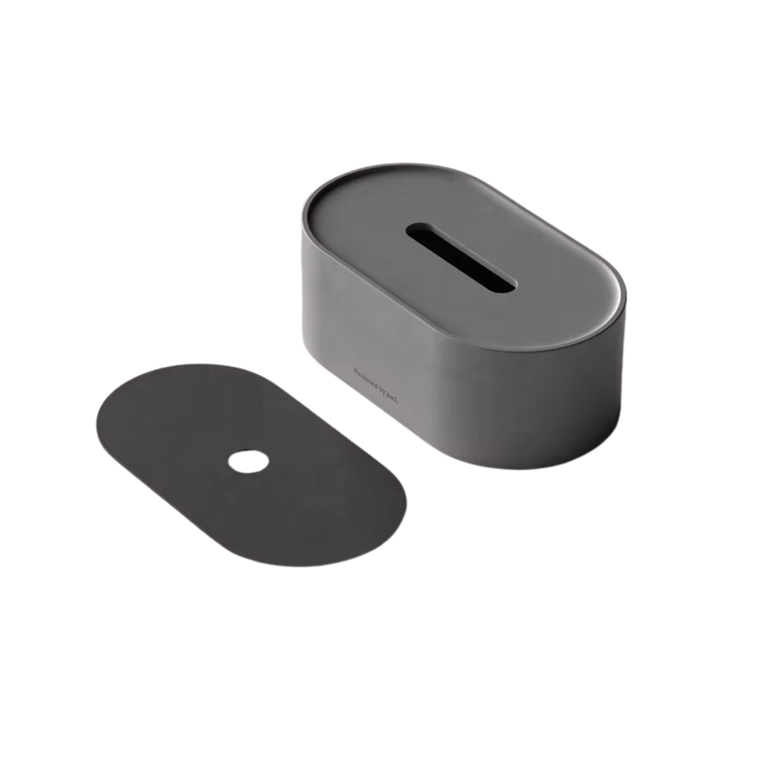 Oval - Porta tissue de concreto