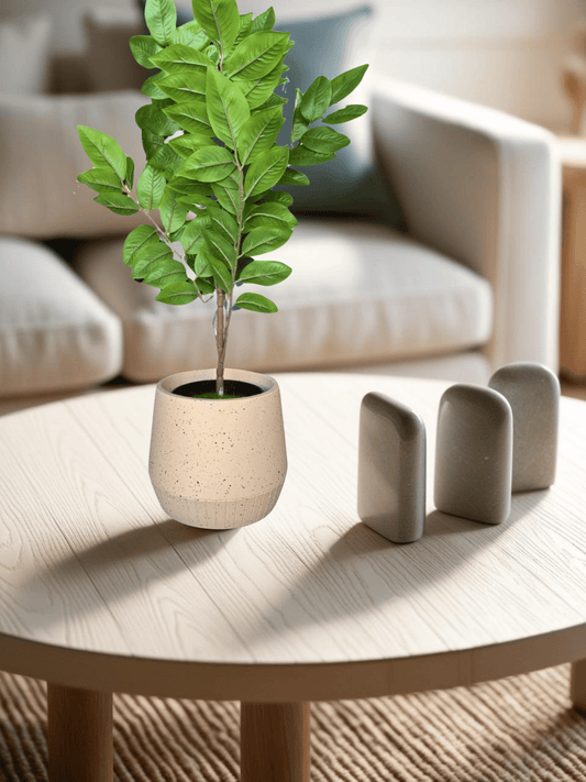 Photos – 14.57" Faux Plant in a Decorative Planter