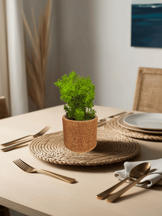 Boston – 9.06" Faux Plant with Decorative Planter