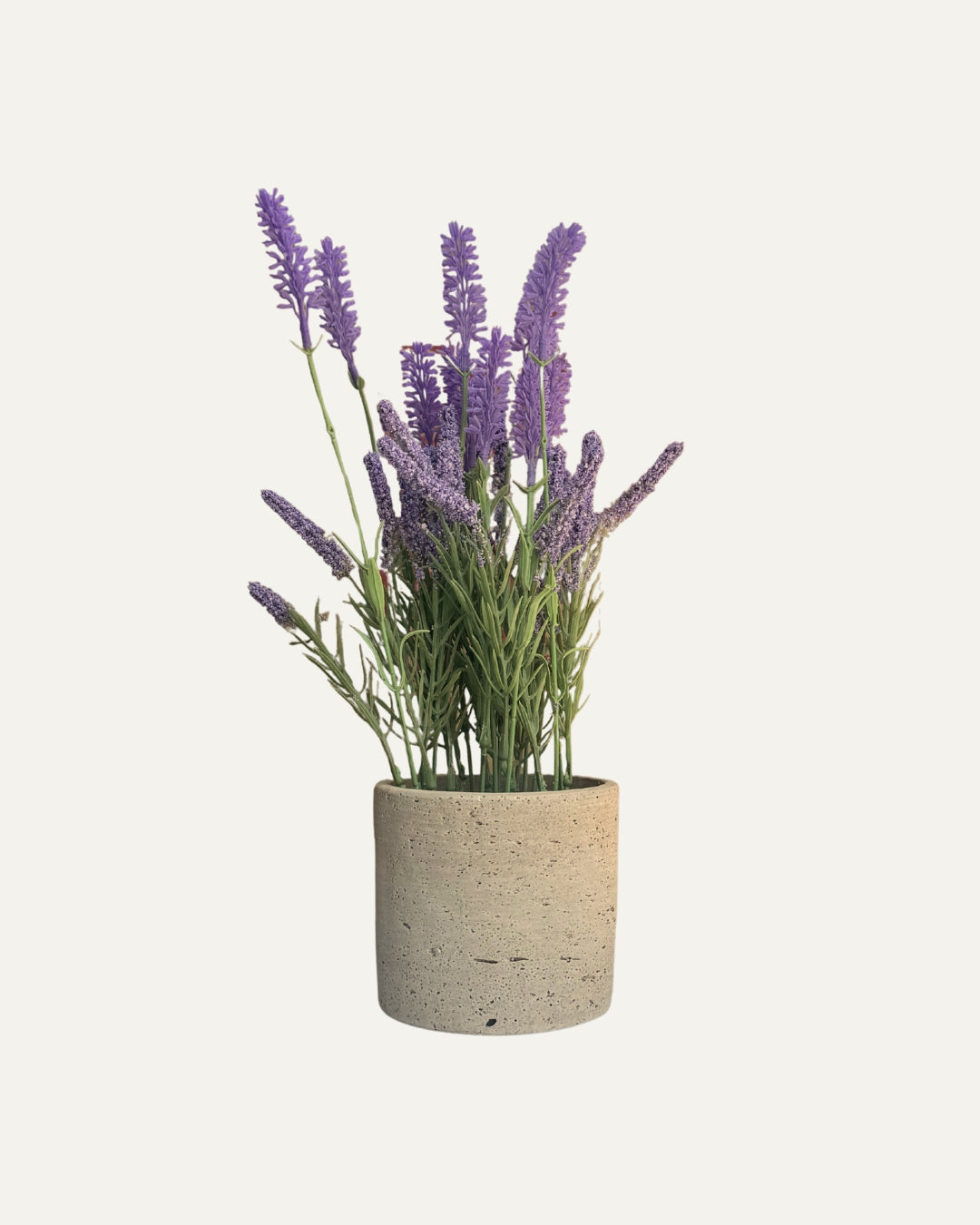 Macetero crema con textura porosa - Cusco