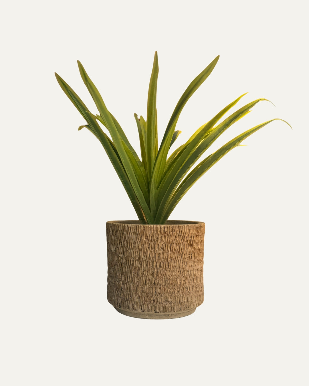 Macetero de cerámica con textura tejida - Vimini