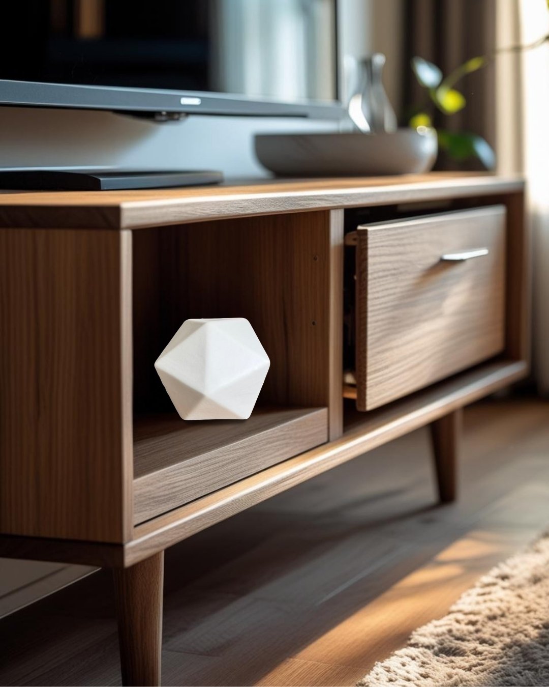 Polyhedron - Acento decorativo de forma goemétrica
