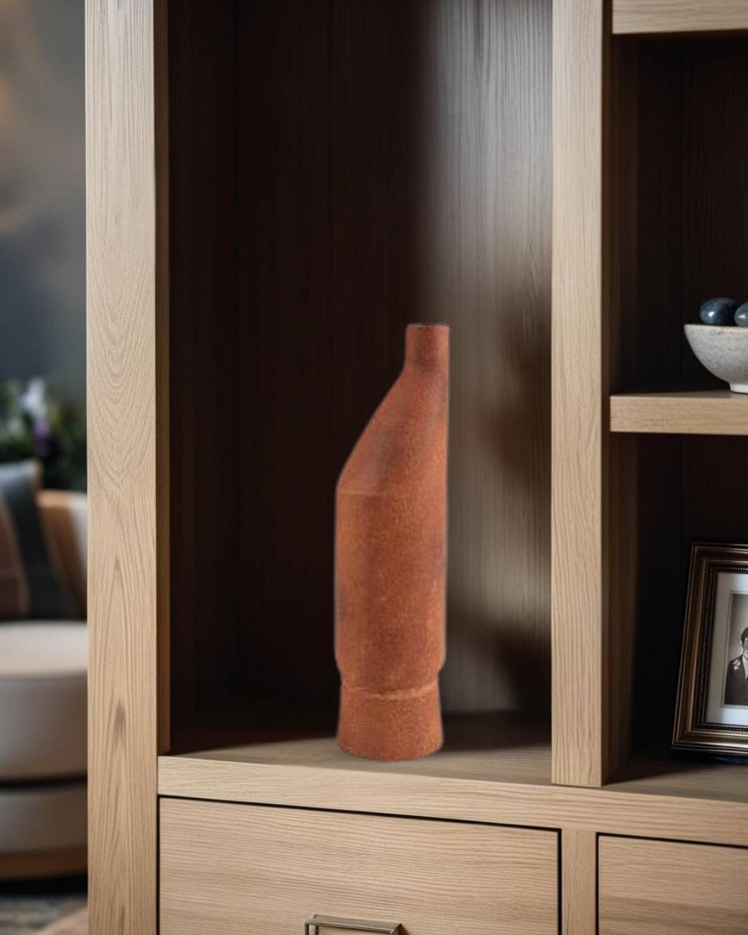 Blend - Tall Angled Ceramic Vase