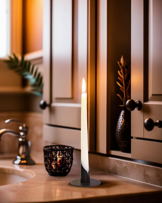 Kapsel - Metal Taper Candle Holder